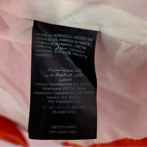 VTG Bebe Red Open Front Blazer Jacket Size 2 - Picture 4 of 14